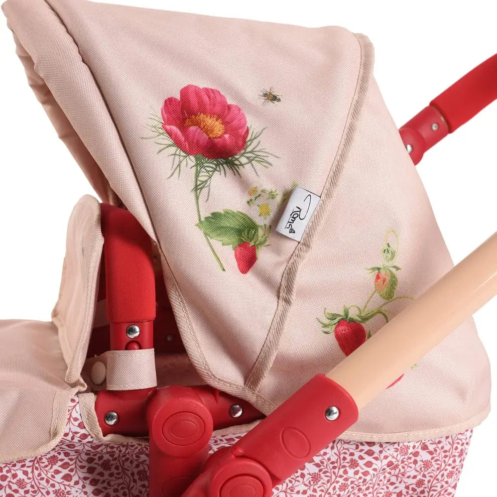 Roma RHS Flora Single Dolls Pram – Eco-Friendly 2-in-1 Toy Pram for Ages 3+ Roma Prams
