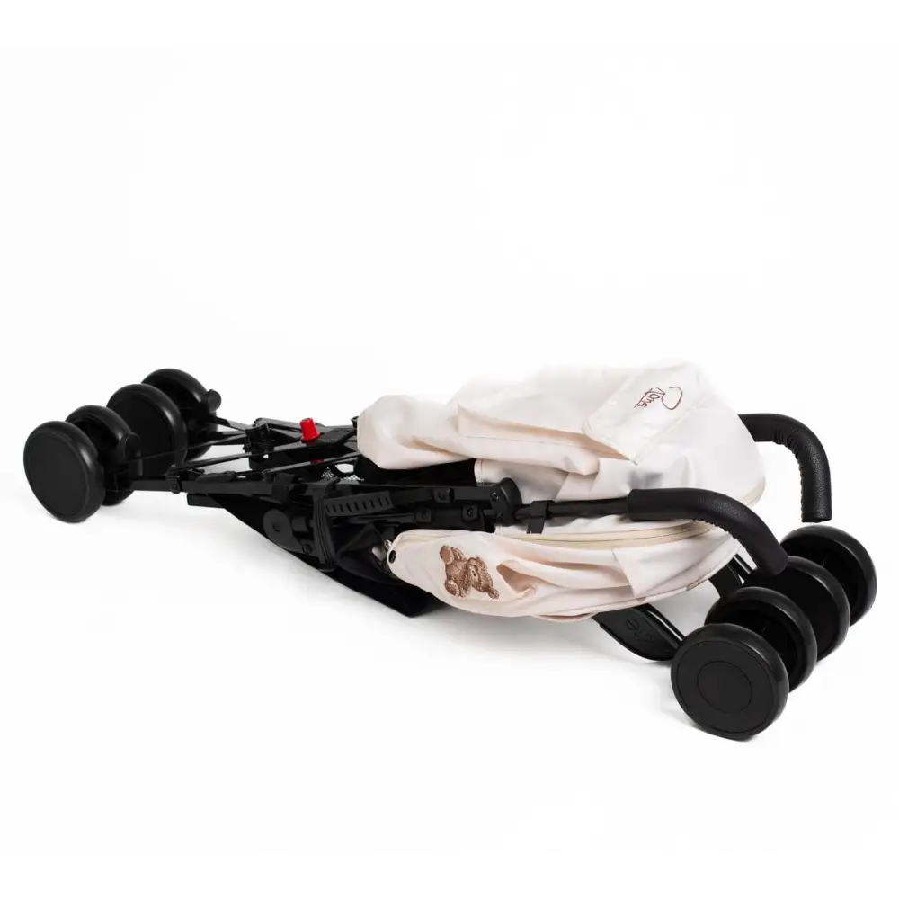Roma Star Teddy Pushchair - Black Teddy Bear's Roma Prams