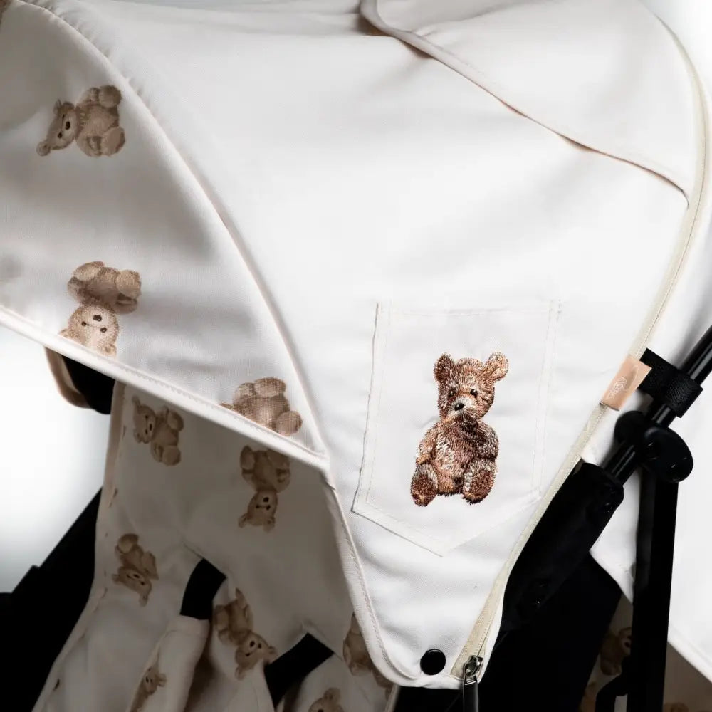 Roma Star Teddy Pushchair - Cream Teddy Bear's Roma Prams