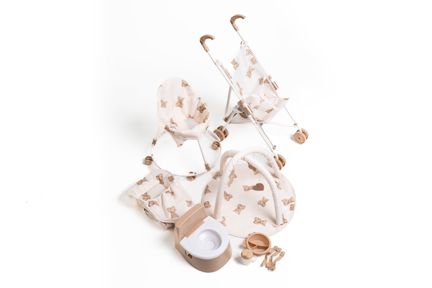 Roma Teddy 10 Piece Doll's Accessory Bundle Roma