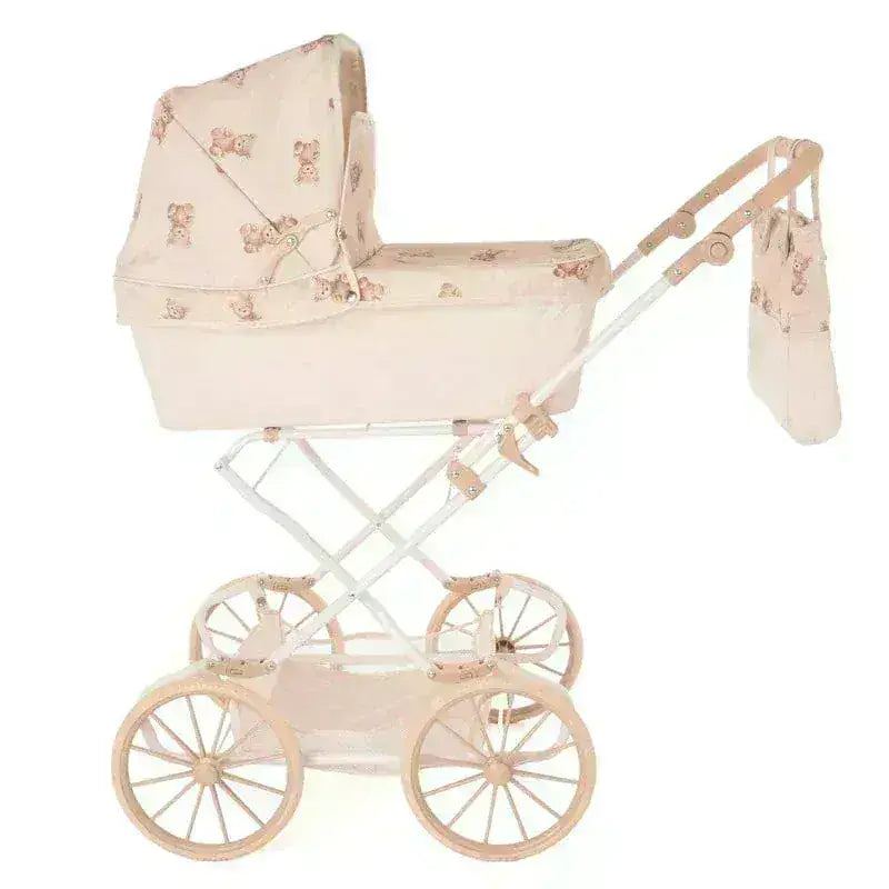 Roma Teddy Reborn Dolls Pram – Large Classic Pram for Older Children Roma Prams