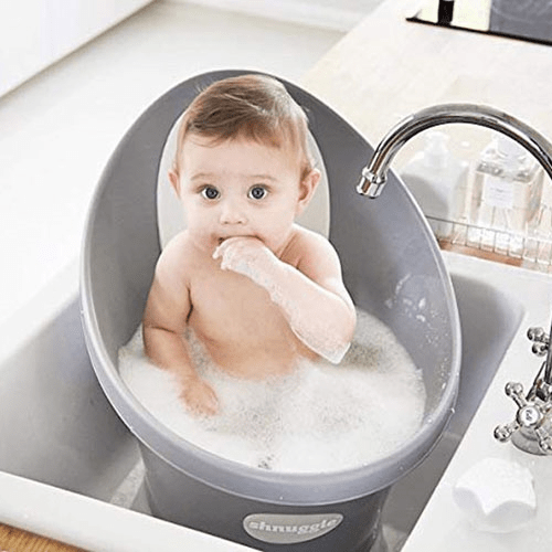 Shnuggle Slate Grey Baby Bath Elevate Bath Time in the Newest Colour Baby Boutique UK