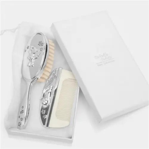 Silver Plated Baby Brush and Comb General Baby Boutique