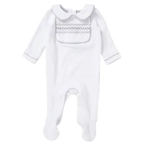 Unisex Baby Super Soft Velour Sleepsuit General rock a bye baby