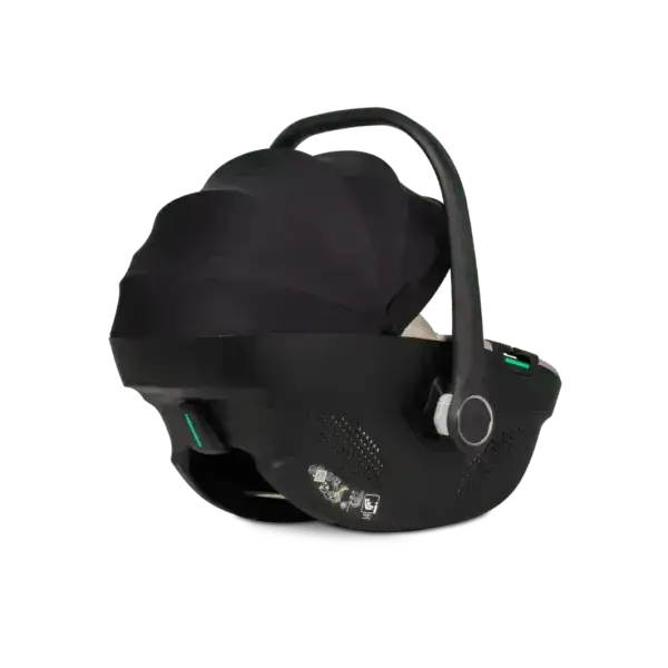 Venicci Upline 2 Stone Beige Pram 3 in 1 + 360 Tiago Black Isofix Bundle Venicci
