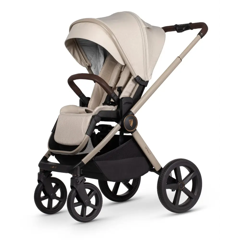 Venicci Upline 2 Stone Beige Pram 2 in 1 Bundle Venicci