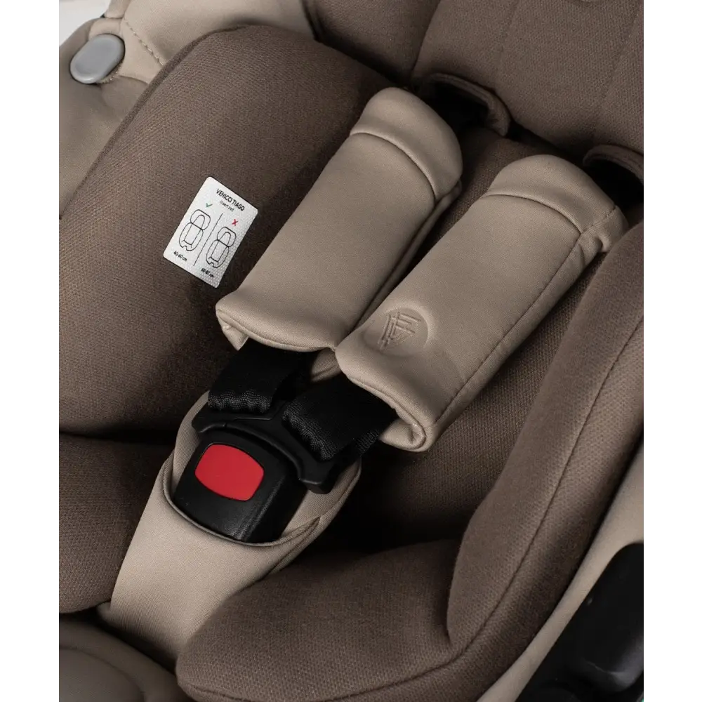 Venicci Upline 2 Stone Beige Pram 3 in 1 Bundle + Tiago Beige Car Seat Venicci