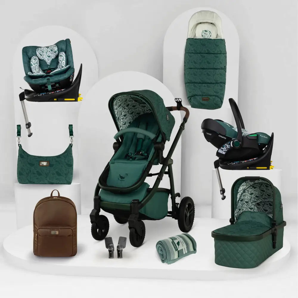 Wow 3 Special Edition All Stage Family Rotate & Recline 2 Base Bundle Wildwood Cosatto