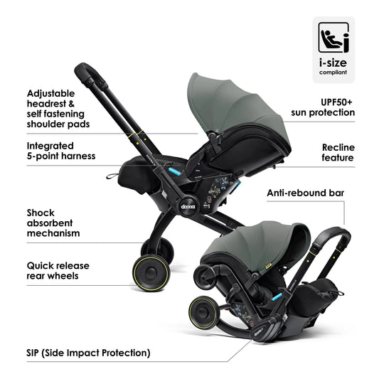 How to Fold & Unfold the Doona X Car Seat & Stroller