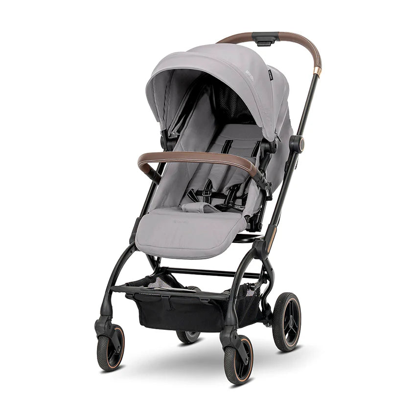 Lorelli Makaya 360 Rotation Stroller – Grey | Lightweight Reversible Pushchair from Birth to 22kg