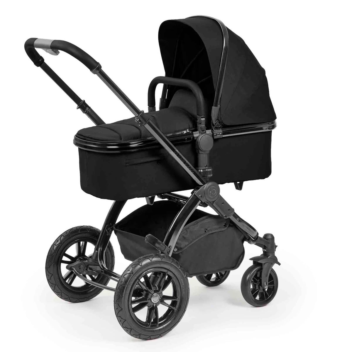 Ickle Bubba Stomp Elements Edition 12 Piece Pram Bundle - Raven Black