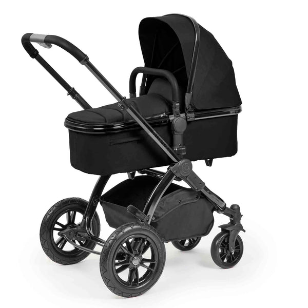 Ickle Bubba Stomp Elements Edition 12 Piece Pram Bundle - Raven Black