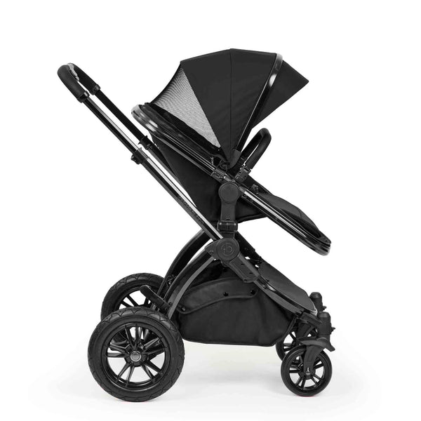 Ickle Bubba Stomp Elements Edition 12 Piece Pram Bundle - Raven Black