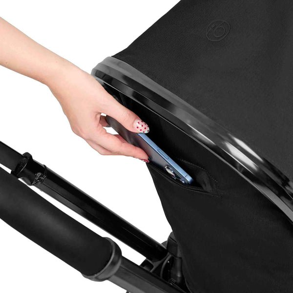 Ickle Bubba Stomp Elements Edition 12 Piece Pram Bundle - Raven Black