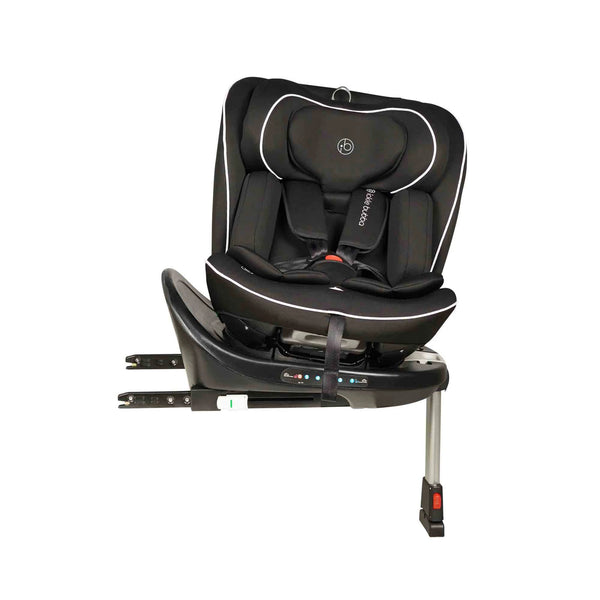 Ickle Bubba Stomp Luxe Elements Edition 16 Piece Travel System with Nimbus i-Size Car Seat & Radial i-Size Plus Spin Car Seat – Raven Black