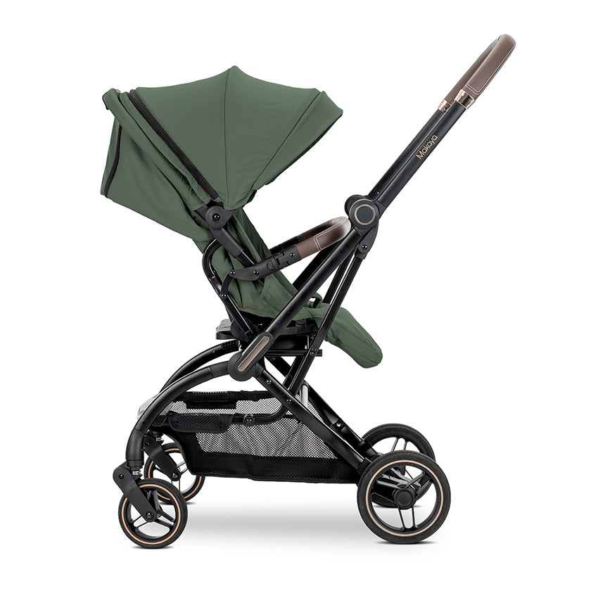 Lorelli Makaya 360 Rotation Stroller – Green | Lightweight Reversible Pushchair from Birth to 22kg