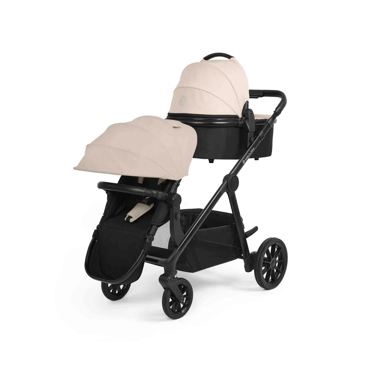 Ickle Bubba Virgo 2 in 1 Single to Double Pushchair - Stone