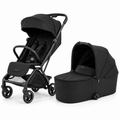 BabyStyle Oyster F-Lite Stroller & Carrycot Bundle – Liquorice