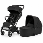 BabyStyle Oyster F-Lite Stroller & Carrycot Bundle – Liquorice