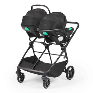 Ickle Bubba Altair Twin Travel System Bundle – Black