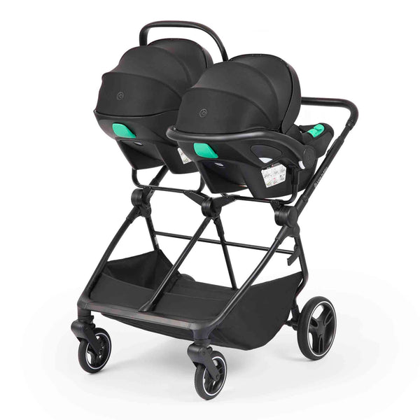 Ickle Bubba Altair Twin Travel System Bundle – Black