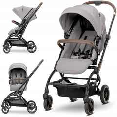 Lorelli Makaya 360 Rotation Stroller – Grey | Lightweight Reversible Pushchair from Birth to 22kg