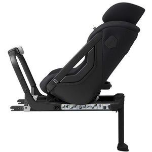 AxKid One 3 Extended Rear Facing Car Seat - Costal Storm Black