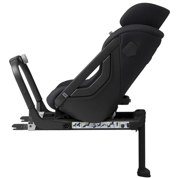 AxKid One 3 Extended Rear Facing Car Seat - Costal Storm Black