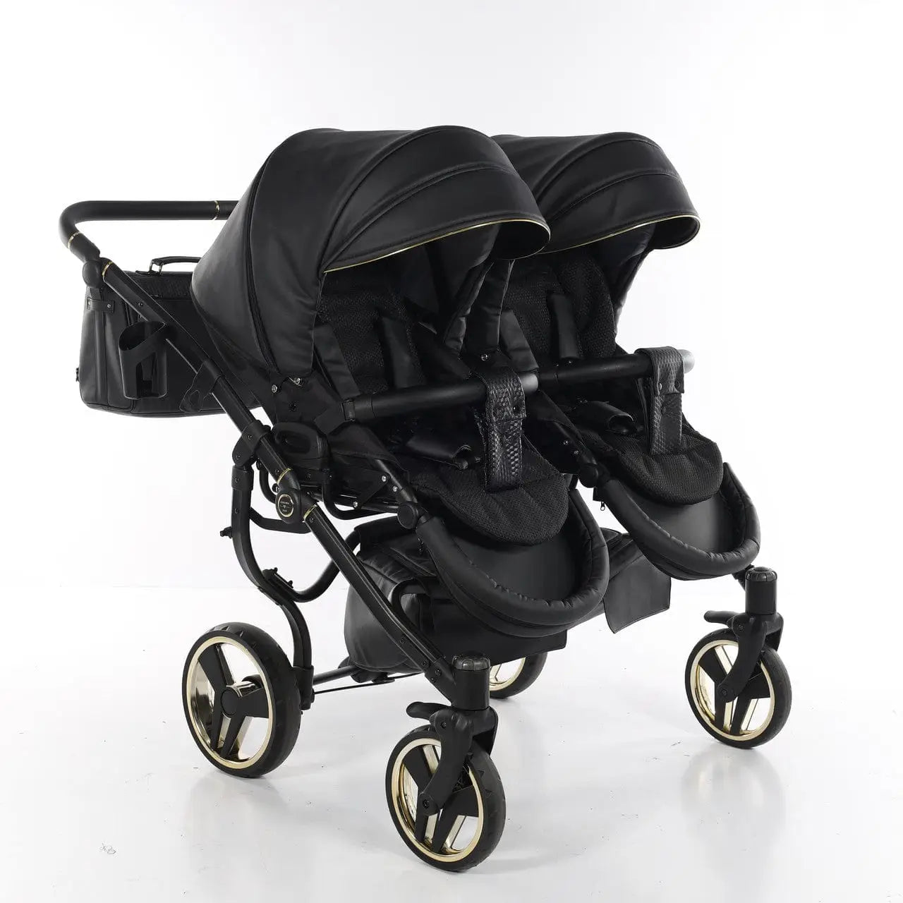 Junama Double Fluo Line Diamond Stroller - Black