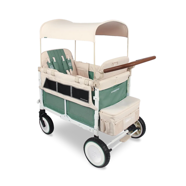 WonderFold VW4 Volkswagen Stroller Wagon - Green