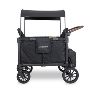 WonderFold W4 Luxe Pro Quad Stroller Wagon – Black - 4 Seater