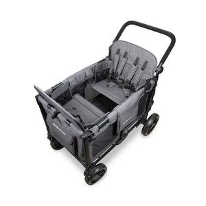 WonderFold W4 Elite Pro Quad Stroller Wagon – Grey - 4 Seater