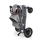 WonderFold L2 Double Stroller Wagon Grey - 2 Seater
