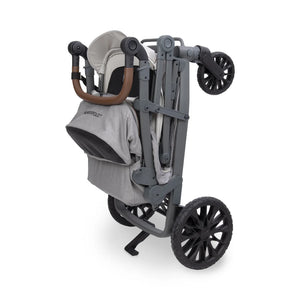 WonderFold L2 Double Stroller Wagon Grey - 2 Seater