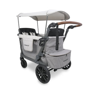 WonderFold L4 Quad Stroller Wagon Grey - 4 Seater