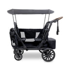 WonderFold L2 Double Stroller Wagon Black - 2 Seater