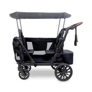 WonderFold L2 Double Stroller Wagon Black - 2 Seater