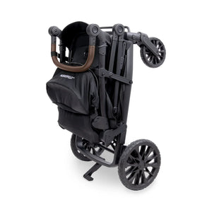 WonderFold L2 Double Stroller Wagon Black - 2 Seater
