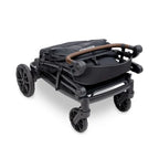 WonderFold L4 Quad Stroller Wagon Black | 4 Seater
