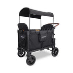 WonderFold W4 Luxe Pro Quad Stroller Wagon – Black - 4 Seater