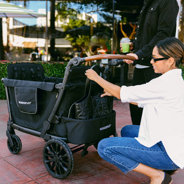 WonderFold L4 Quad Stroller Wagon - 4 Seater