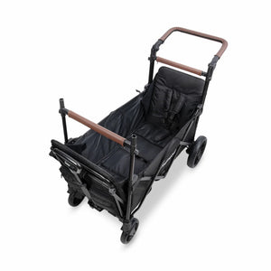 WonderFold X2R Push & Pull Double Stroller Wagon – Stealth Black – 2 Seater