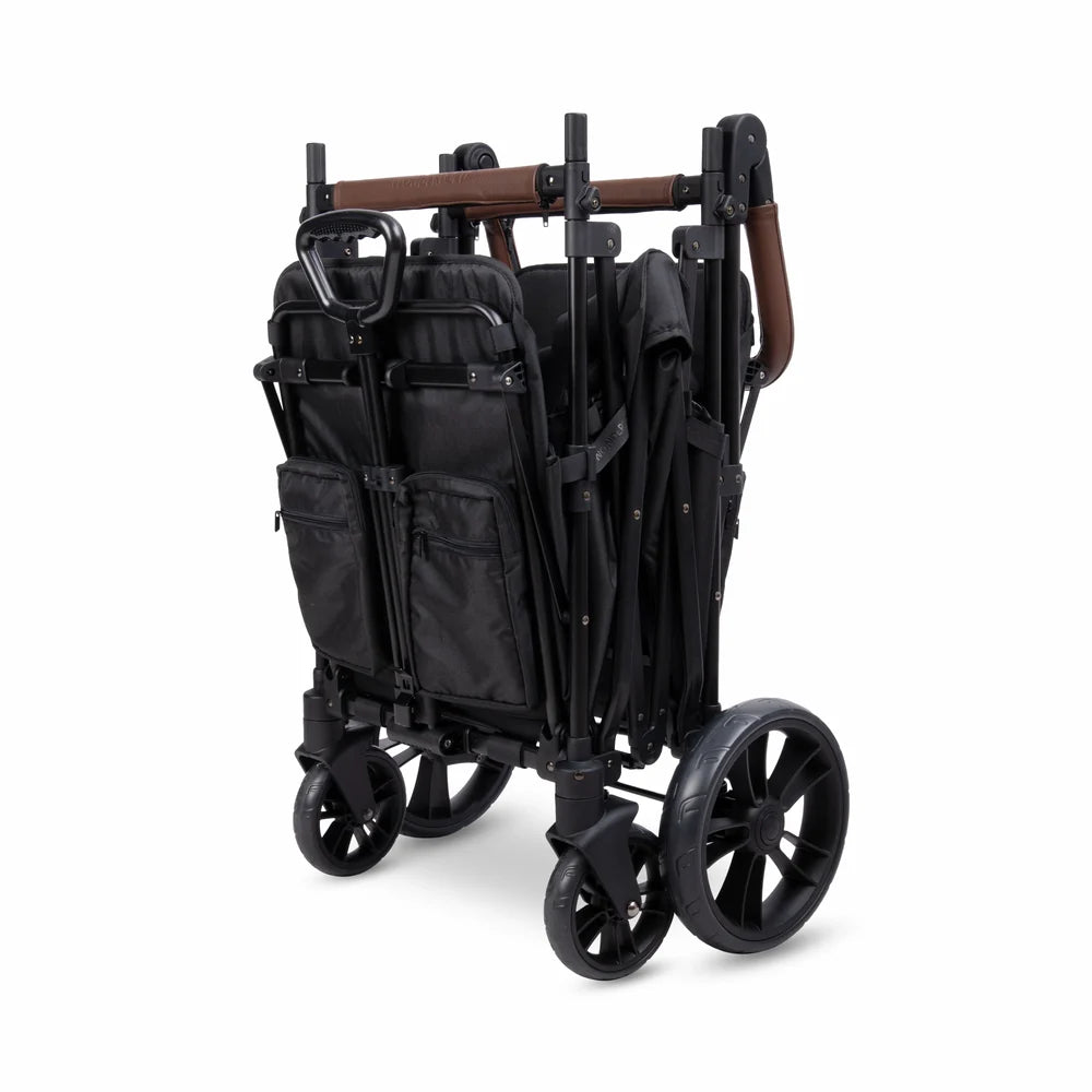 WonderFold X2R Push & Pull Double Stroller Wagon – Sapphire Navy – 2 Seater