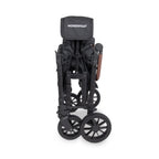 WonderFold W4 Luxe Pro Quad Stroller Wagon – Black - 4 Seater