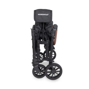 WonderFold W4 Luxe Pro Quad Stroller Wagon – Black - 4 Seater