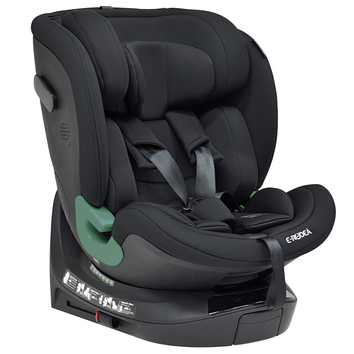 Bebecar E-Rodea Spin Car Seat 40cm-150cm  -Black