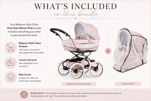 Bebecar Stylo Woven Pink SOLO - New 2026 Prive Range