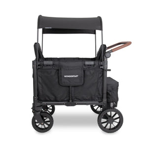 WonderFold W2 Luxe Pro Double Stroller Wagon – Black - 2 Seater