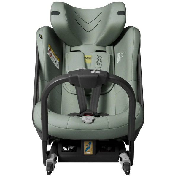 AxKid One 3 Extended Rear Facing Car Seat - Nordic Bloom Green