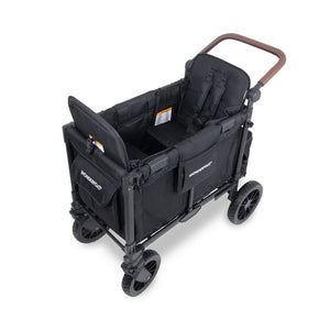 WonderFold W2 Luxe Pro Double Stroller Wagon – Black - 2 Seater